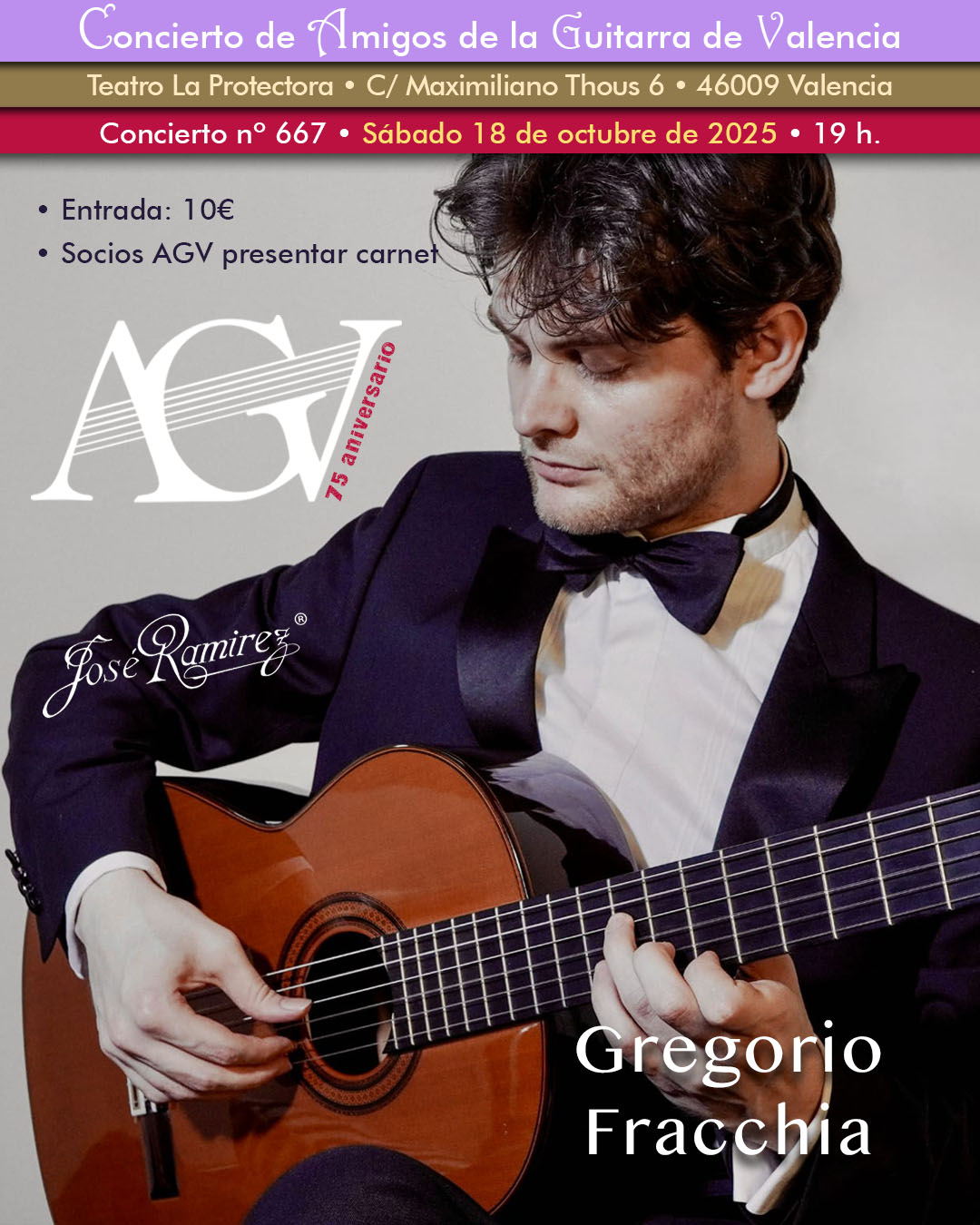 Concierto de Gregorio Fracchia