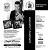 Programa del concierto de Carlos Pi&ntilde;ana Tr&iacute;o